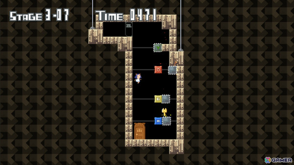 指先混乱系アクションパズルゲーム「ツクールシリーズ NYANxTECH」がSwitchで配信開始！の画像