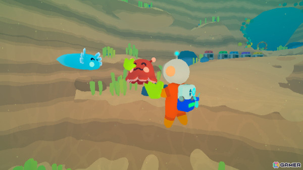 海洋惑星を綺麗にするアクションアドベンチャー「Loddlenaut」Switch版が配信！Steam版にもガーデニングシステムなどが追加の画像