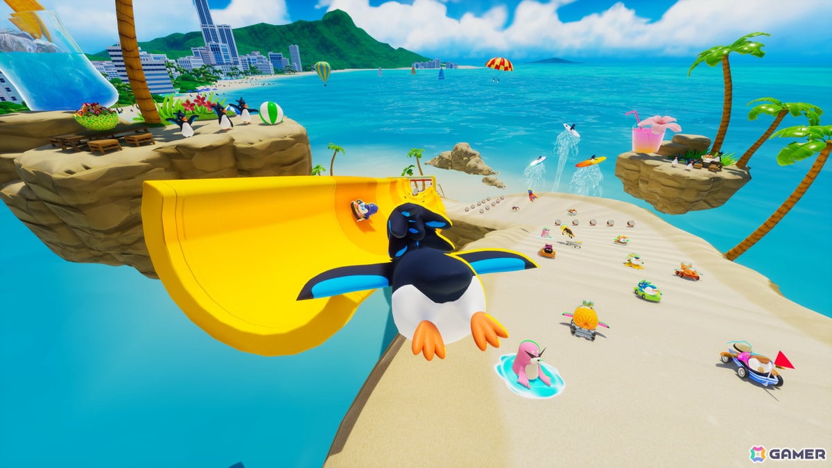 ペンギンが競い合う最大40人参加のサバイバルアクションレース「Faaast Penguin」がPS5/PCで基本プレイ無料で配信開始！の画像3