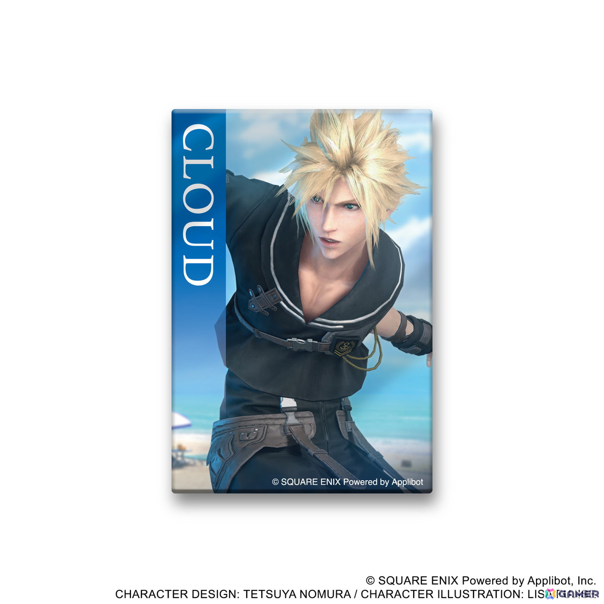 FFVII エバークライシス　オンラインくじ　缶バッジ　購入特典　クラウド FFVII エバークライシスオンラインくじ缶バッジ購入特典クラウド