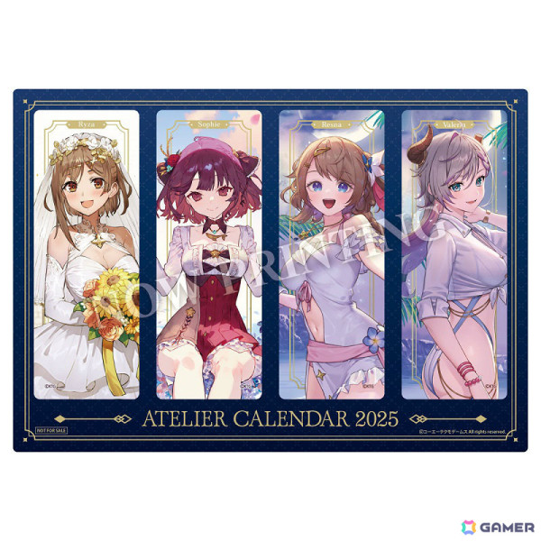 「アトリエカレンダー2025」の予約受付が開始！「ライザのアトリエ」「ソフィーのアトリエ」「レスレリアーナのアトリエ」の全3種の画像10