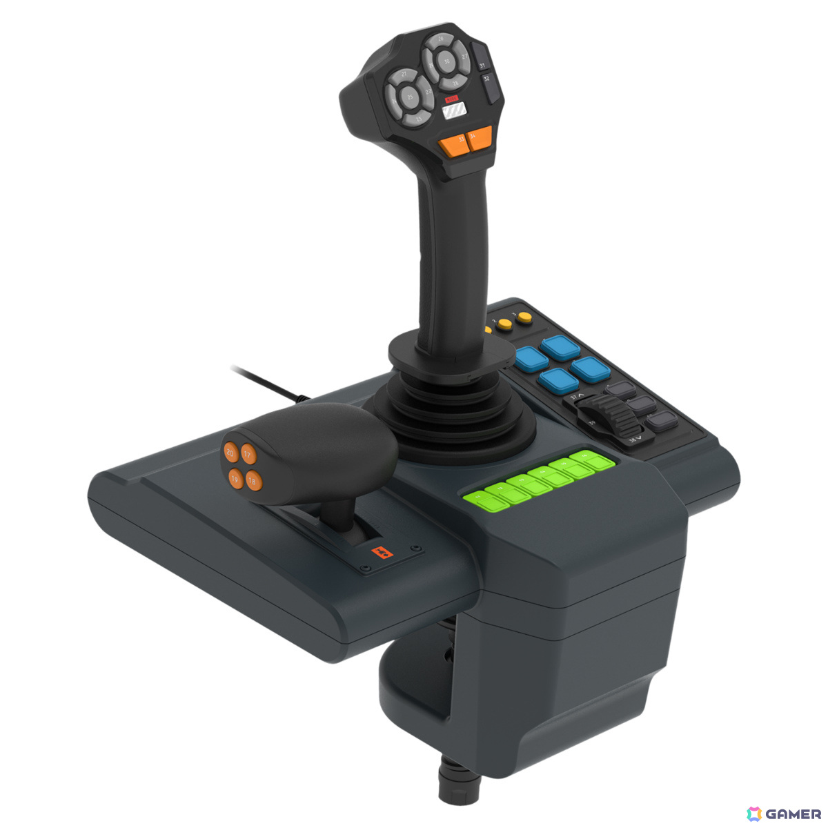 「Farming Simulator」専用ステアリングコントローラーがホリより10月に発売！農業機械のリアルな操作が可能の画像6