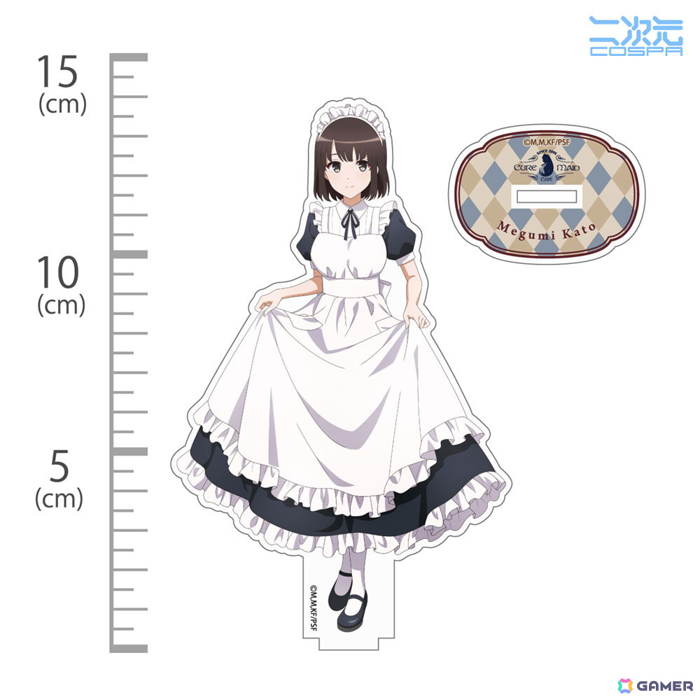 「冴えない彼女の育てかた Fine」デートコーデの加藤恵の描き下ろしイラストを用いたキャラファイングラフやアクリルスタンドが登場!の画像