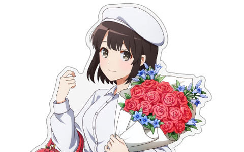「冴えない彼女の育てかた Fine」デートコーデの加藤恵の描き下ろしイラストを用いたキャラファイングラフやアクリルスタンドが登場！