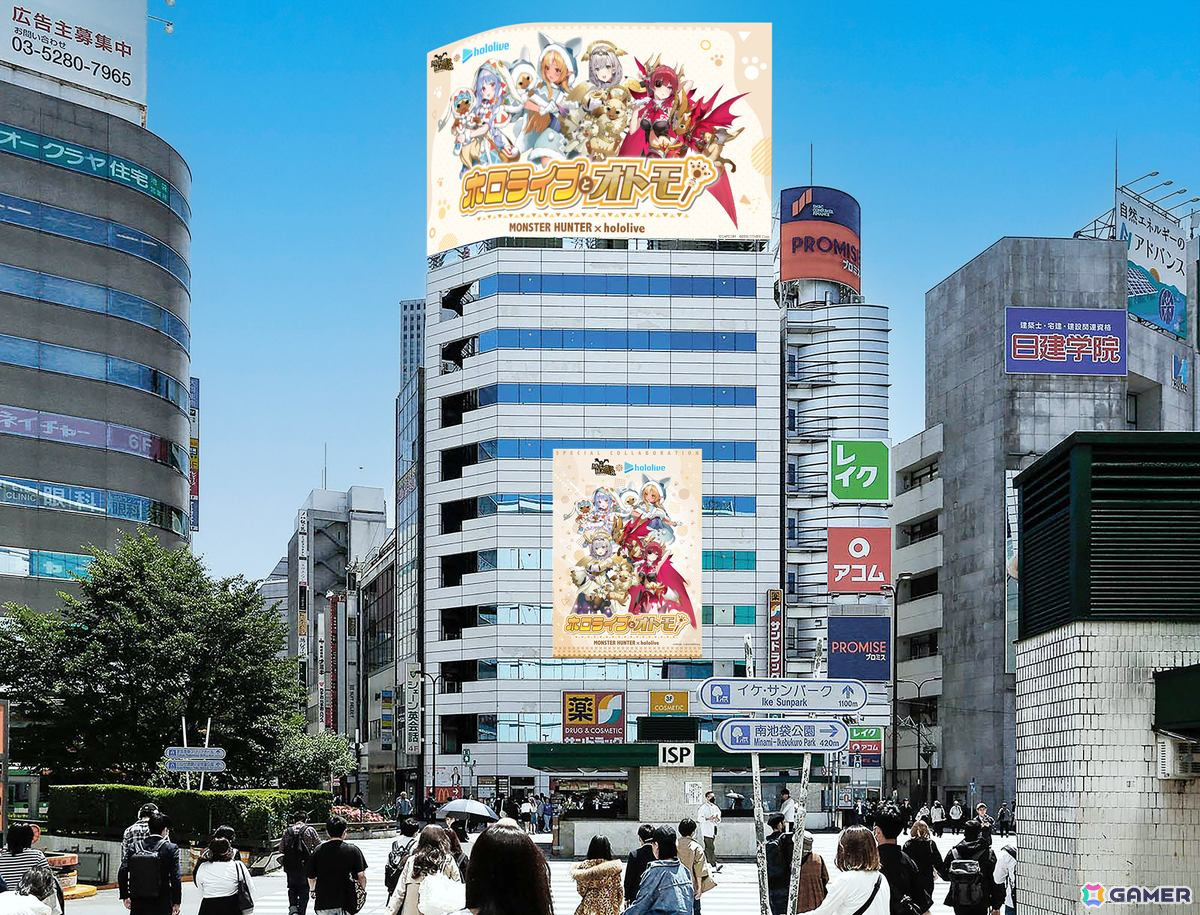 「モンスターハンター」と「ホロライブ3期生」がコラボ!オトモアイルーとおそろいのコラボ衣装を纏ったプライズ景品が登場!の画像