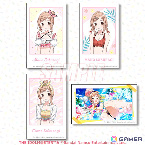 「シャニマス」水着衣装に身を包んだイルミネーションスターズのグッズをラインナップしたオンラインくじが10月1日より販売!の画像