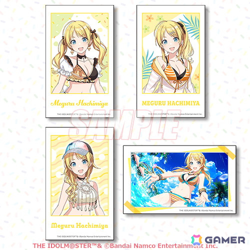 「シャニマス」水着衣装に身を包んだイルミネーションスターズのグッズをラインナップしたオンラインくじが10月1日より販売!の画像