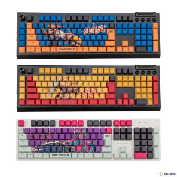 「ASOBI GRAPHT」シリーズより「ストリートファイター6」とコラボしたキーキャップセットが登場！リストレストもラインナップの画像2