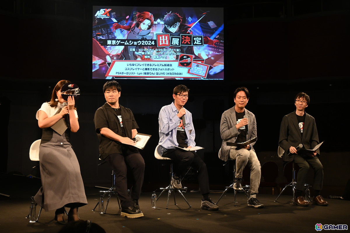 「ペルソナ5: The Phantom X」発表会レポート：主人公のデザインを手掛けた副島氏が急遽登壇！Lynさんによる「P5」「P5X」楽曲のライブもの画像20