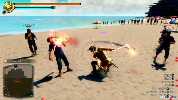 「龍が如く8外伝 Pirates in Hawaii」プレイレポート――ジャンプも可能になった、真島ならではのスピーディなアクションバトルを体験【TGS2024】の画像8