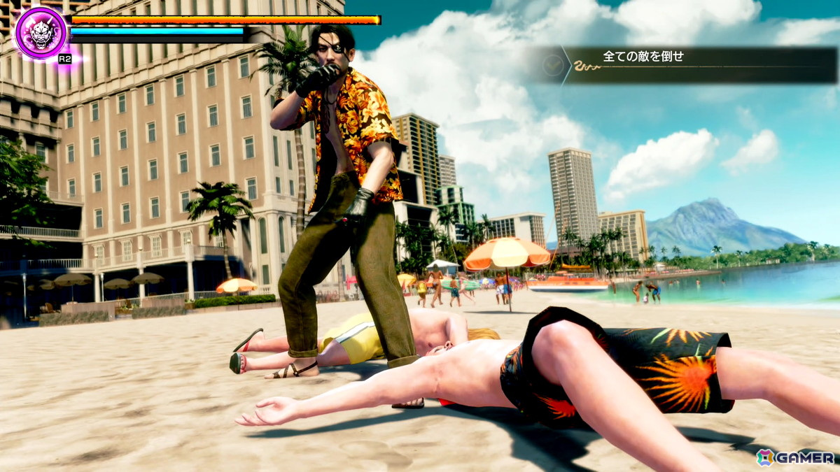 「龍が如く8外伝 Pirates in Hawaii」プレイレポート――ジャンプも可能になった、真島ならではのスピーディなアクションバトルを体験【TGS2024】の画像