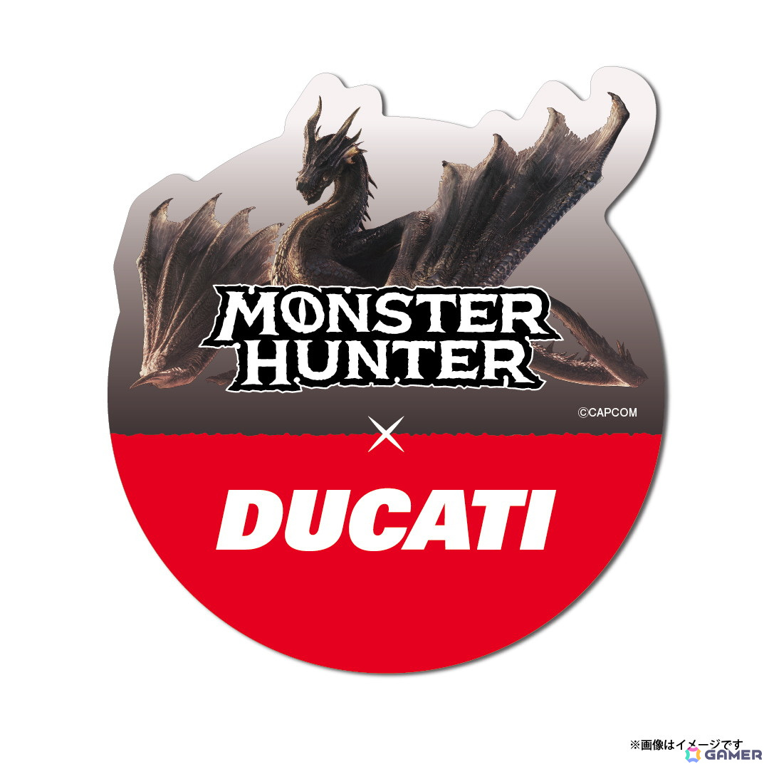 DucatiからMonster SP「モンスターハンター」20周年限定ラッピングモデルが登場！ミラボレアスの顔を大胆にプリントの画像