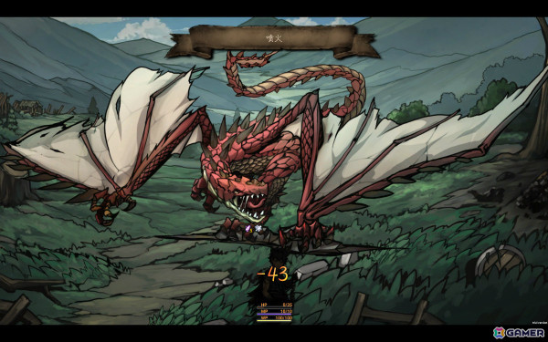 1人の開発者による独創的なゲームブック風ターン制RPG「The Nameless: Slay Dragon」が本日17時にリリース！の画像7