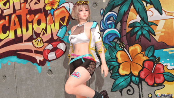「DEAD OR ALIVE Xtreme Venus Vacation」でメグ（CV：富田美憂）の新SSR水着「 チルスタイル 」が登場！なつかしライザコーデガチャが最大140連無料にの画像3