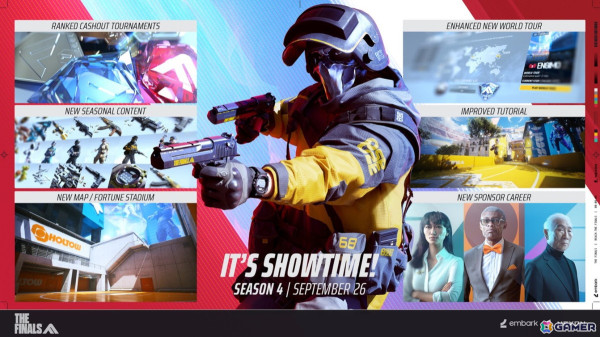 「THE FINALS」のシーズン4が開始！独自の報酬が獲得できる「スポンサーシップ」や新アリーナ「フォーチュン・スタジアム」が追加の画像1