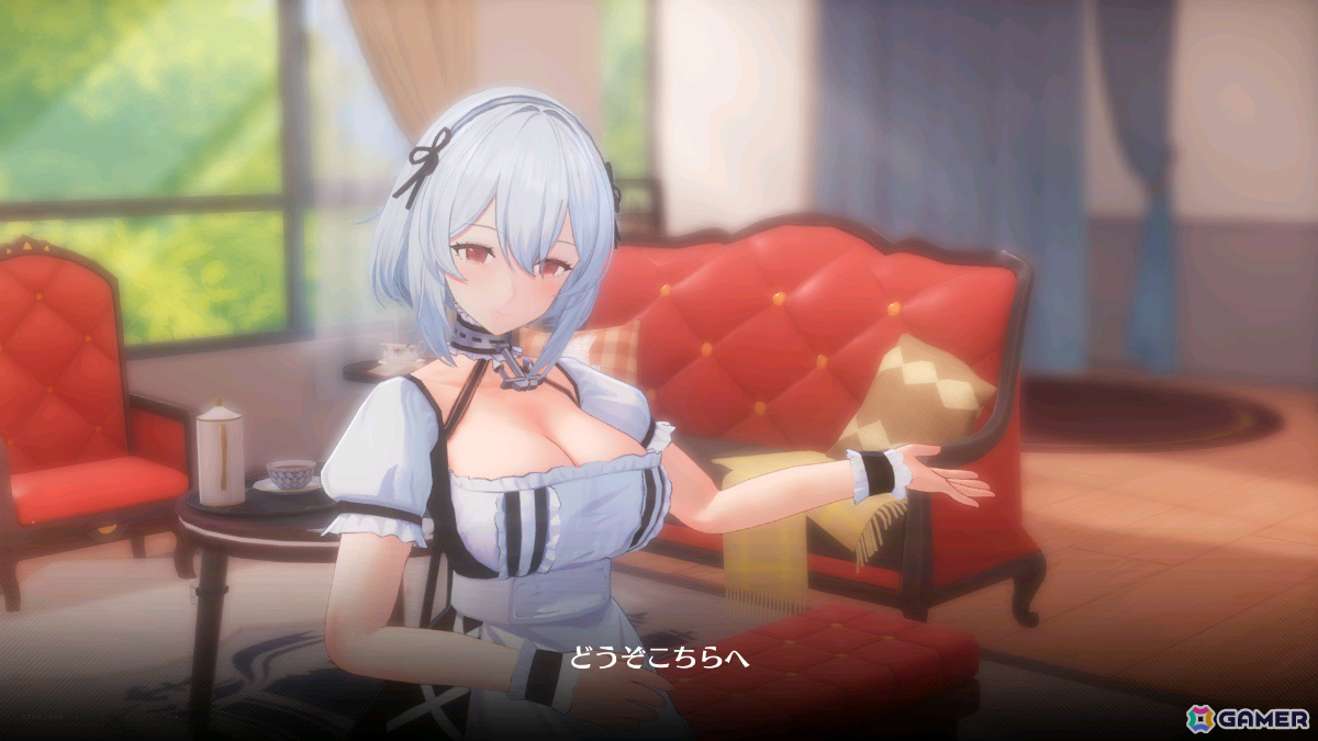 「アズレン」艦船との会話やふれあいを楽しめる3Dコンテンツ「交流宿舎」が実装！翔鶴、ビスマルク、扶桑のケッコン衣装も追加の画像1