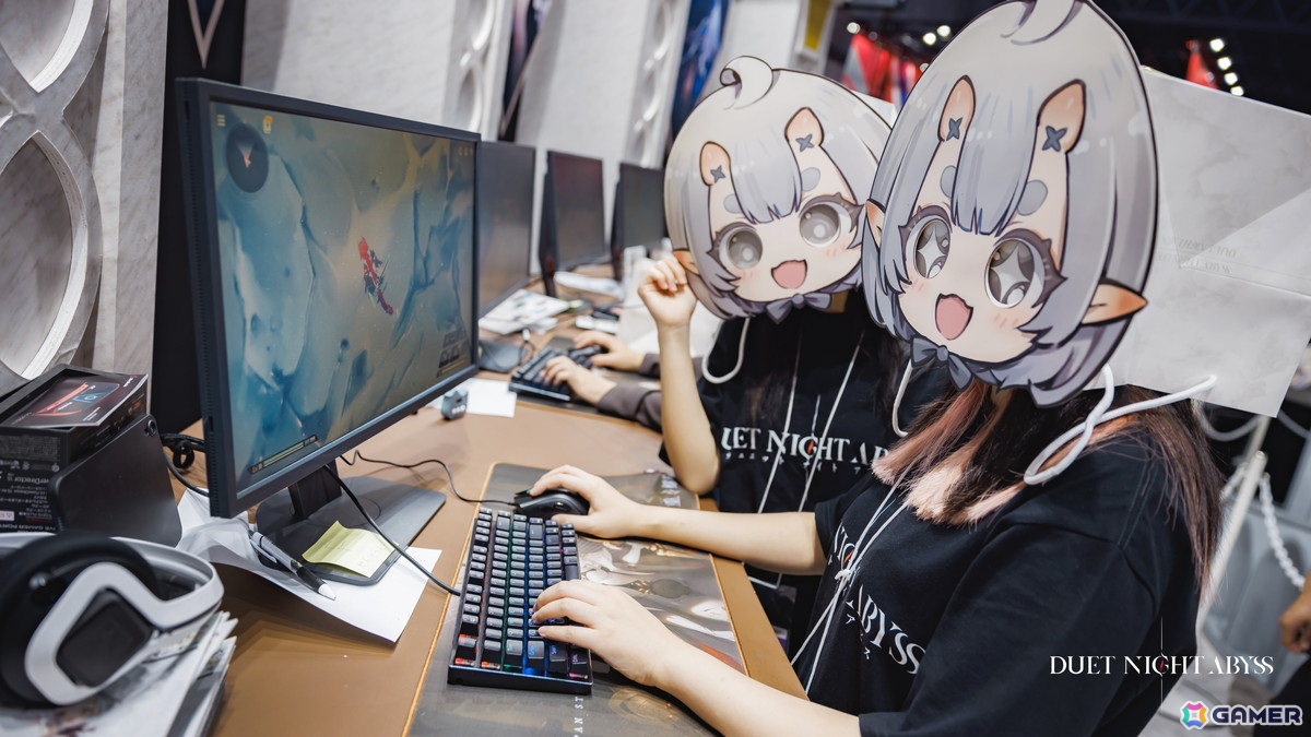 「デュエットナイトアビス」巨大な砂時計と等身大スノウのオブジェが登場した東京ゲームショウ2024のブースやスペシャル番組を紹介の画像