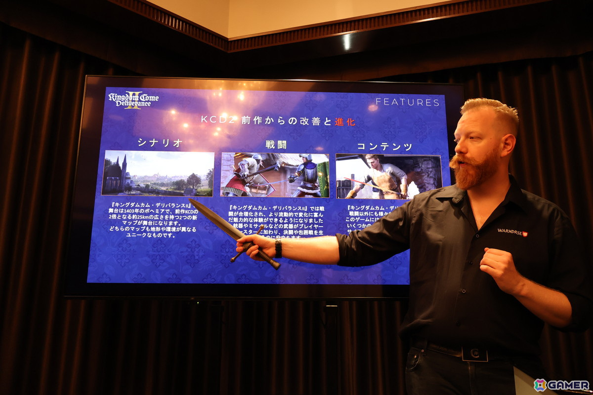 「キングダムカム・デリバランスII」開発者インタビュー&試遊レポート――「II」では前作の2倍規模の新マップが2つも登場!【TGS2024】の画像