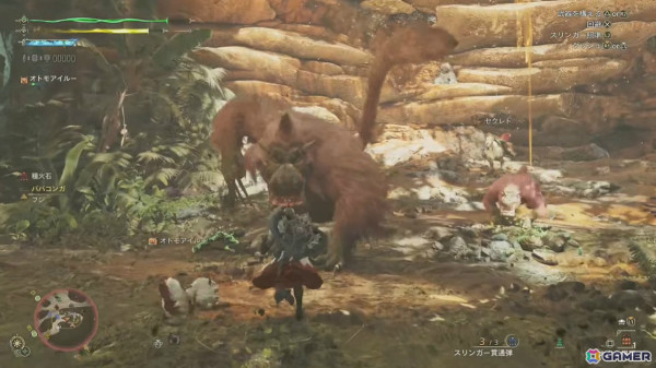 「モンスターハンターワイルズ」ババコンガの参戦が明らかに！新フィールド「緋の森」の世界初実機プレイがTGS2024で公開の画像17