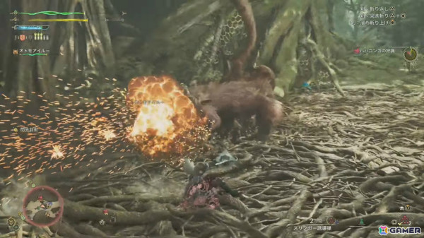 「モンスターハンターワイルズ」ババコンガの参戦が明らかに！新フィールド「緋の森」の世界初実機プレイがTGS2024で公開の画像