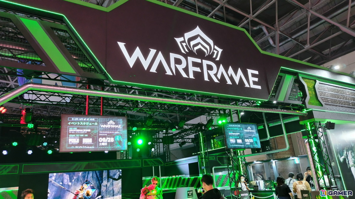 精巧に作られた等身大キャラとバイクが迎える「Warframe」ブースレポート！日本リスペクトの新フレームの詳細をインタビュー【TGS2024】の画像1