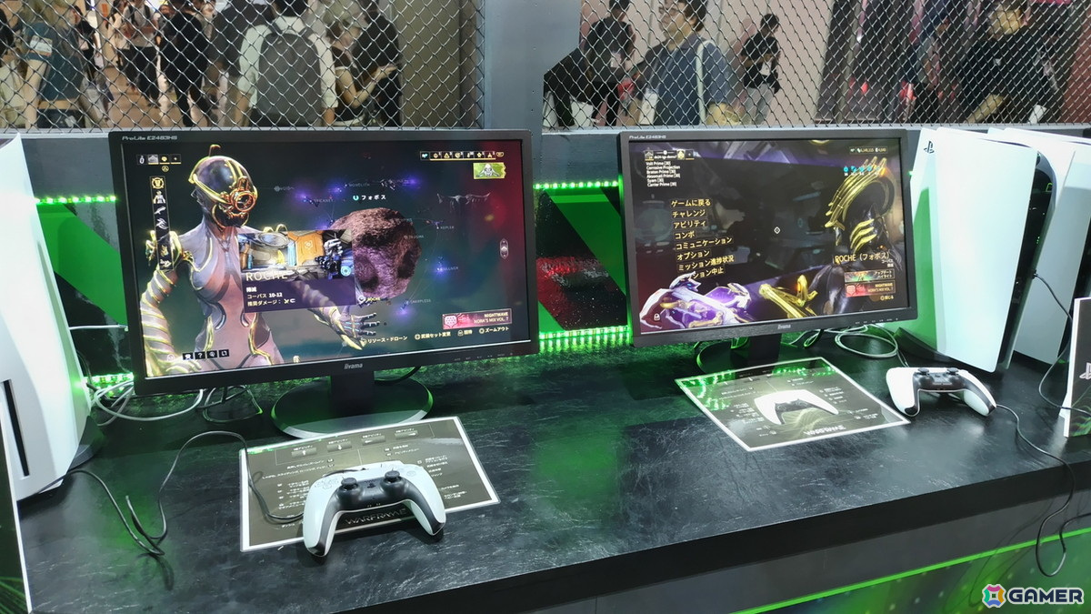 精巧に作られた等身大キャラとバイクが迎える「Warframe」ブースレポート！日本リスペクトの新フレームの詳細をインタビュー【TGS2024】の画像6