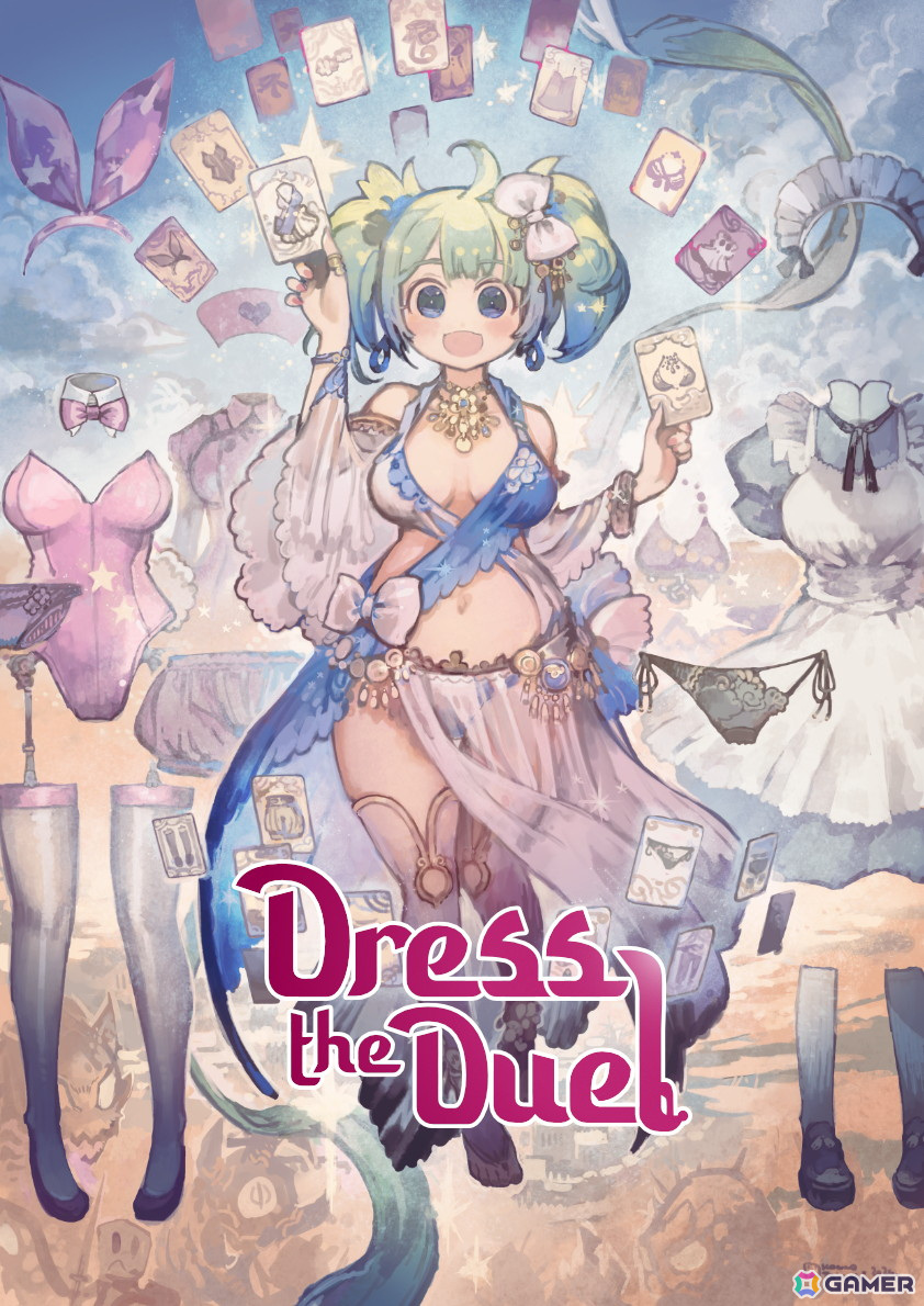 衣装がそのまま武器になる着せ替えデッキ構築ゲーム「Dress the Duel」のSteamストアページが公開!重ね着でシナジーを狙うなどの戦略的な要素もの画像