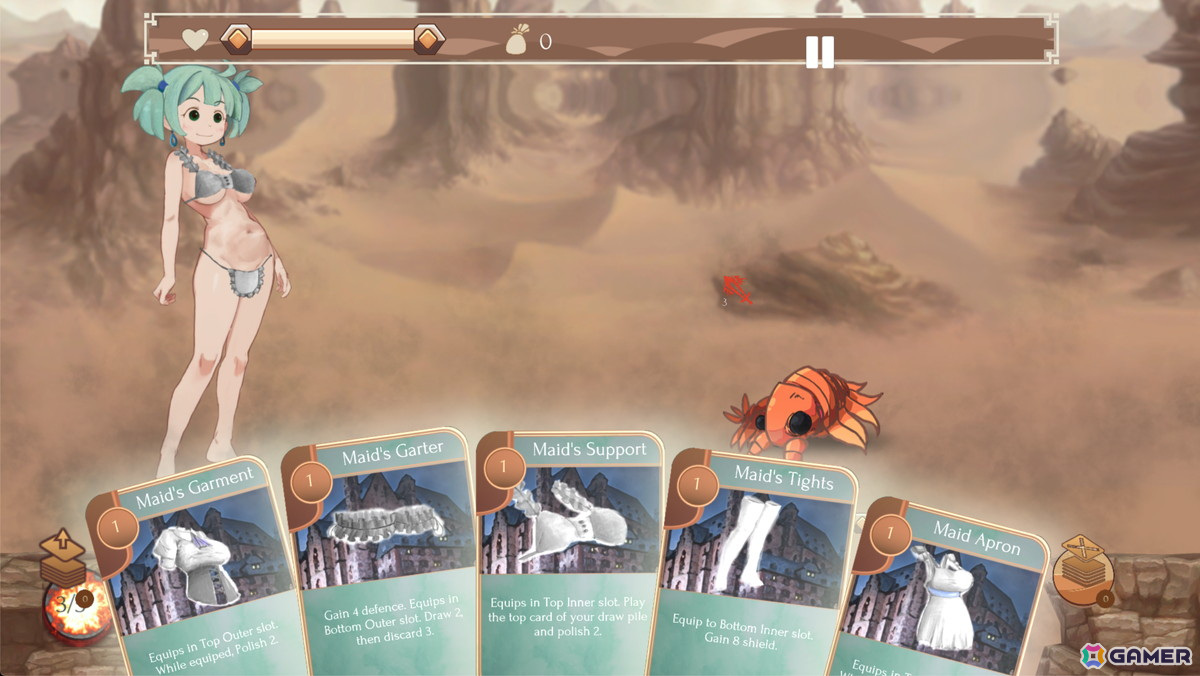衣装がそのまま武器になる着せ替えデッキ構築ゲーム「Dress the Duel」のSteamストアページが公開！重ね着でシナジーを狙うなどの戦略的な要素もの画像5