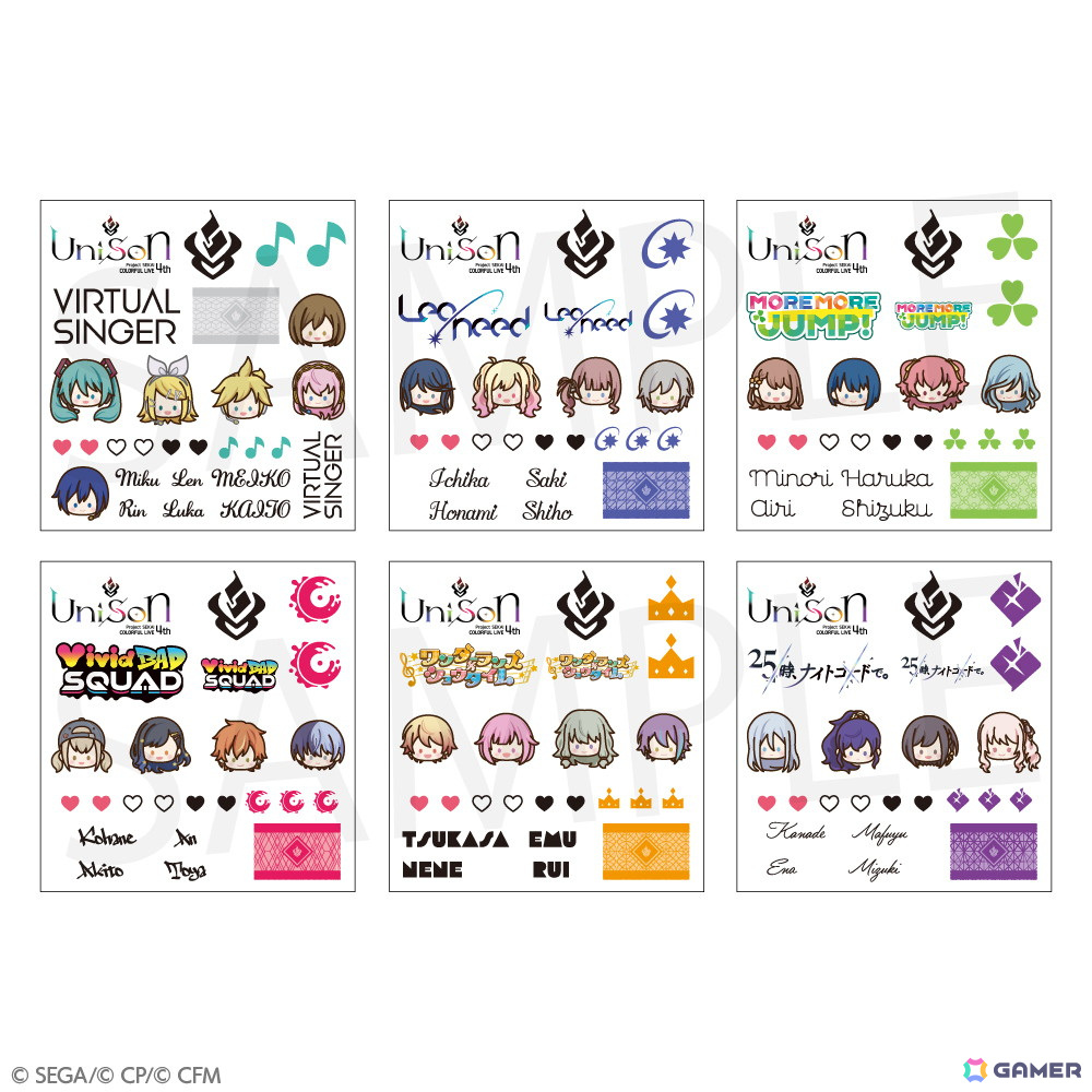 「プロセカ」リアルイベント「COLORFUL LIVE 4th - Unison -」オフィシャルグッズの事前通販が実施中！の画像