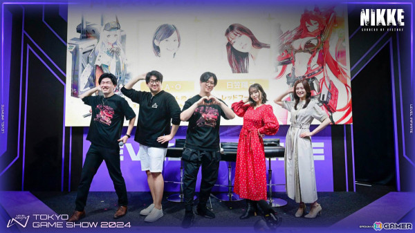 「勝利の女神：NIKKE」TGS2024のブースレポートが公開！リアル十連ガチャやキム・ヒョンテ氏、日笠陽子さんら登壇のステージに多くのファンが集結の画像6