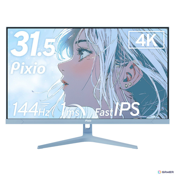 Pixioより4K対応、144Hz、Fast IPSパネルの31.5型ゲーミングモニター