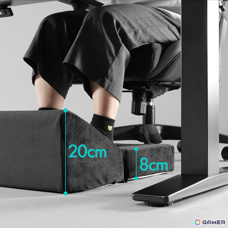 Bauhutte、デスク下をまるごとクッション化する「フットレストクッションワイド BFT-700C-BK」を発売の画像4