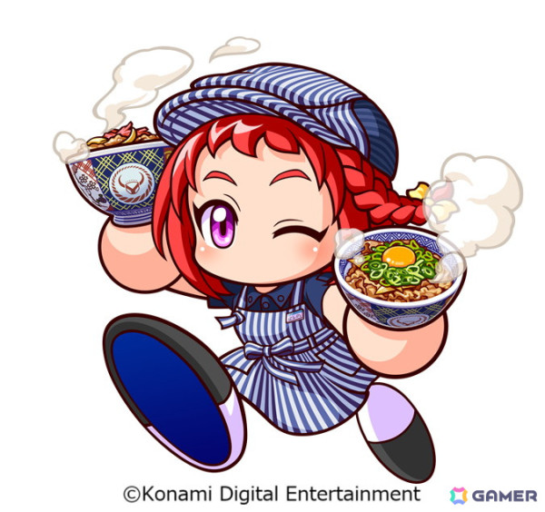 吉野家×パワスピ周年コラボキャンペーンが10月9日より開催！「パワプロ 栄冠クロス」には吉野家のユニフォーム姿の芳野紫乃亜が登場の画像2