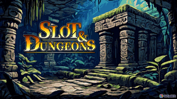 デッキ構築スロットゲーム「Slot ＆ Dungeons」Steamストアページが公開！スロットでエネミーやアイテムの配置が換わるローグライトゲームの画像1