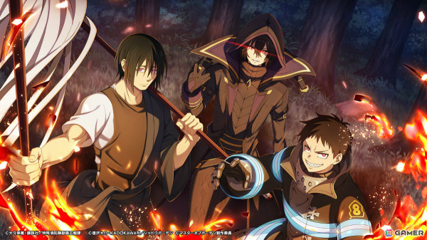 「カゲマス」×TVアニメ「炎炎ノ消防隊」のコラボイベントが開催！限定シナリオに加え森羅日下部、環古達、新門紅丸がピックアップガチャに登場の画像2