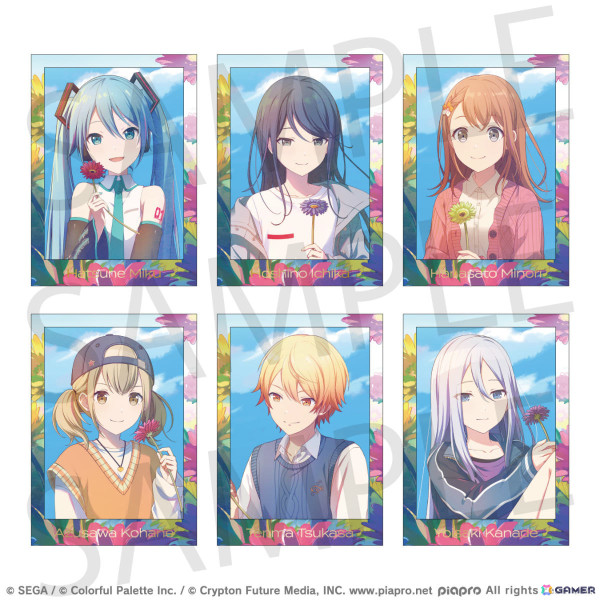「プロセカ」4周年キービジュアルを使用した缶バッジセットやグリッターアクリルパネル、ガーベラ栽培キットなどの予約受付が10月5日12時より開始！の画像11