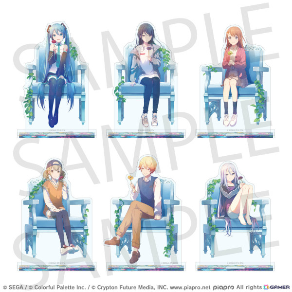 「プロセカ」4周年キービジュアルを使用した缶バッジセットやグリッターアクリルパネル、ガーベラ栽培キットなどの予約受付が10月5日12時より開始！の画像4