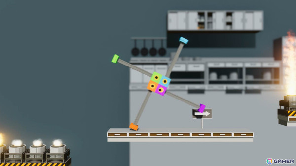 最大4人の協力アクション「COROCONNECT」アーリーアクセス版がリリース！伸びるアームやアンカーなどのギミックを切り替えながらゴールを目指せの画像3