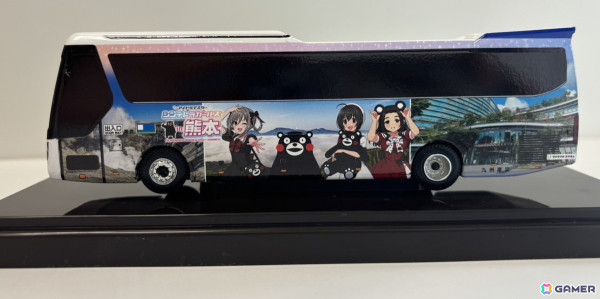「デレマス」×「熊本地域応援プロジェクト」特別キャンペーンで販売となるオリジナルデザインのバス模型の情報が公開！の画像1