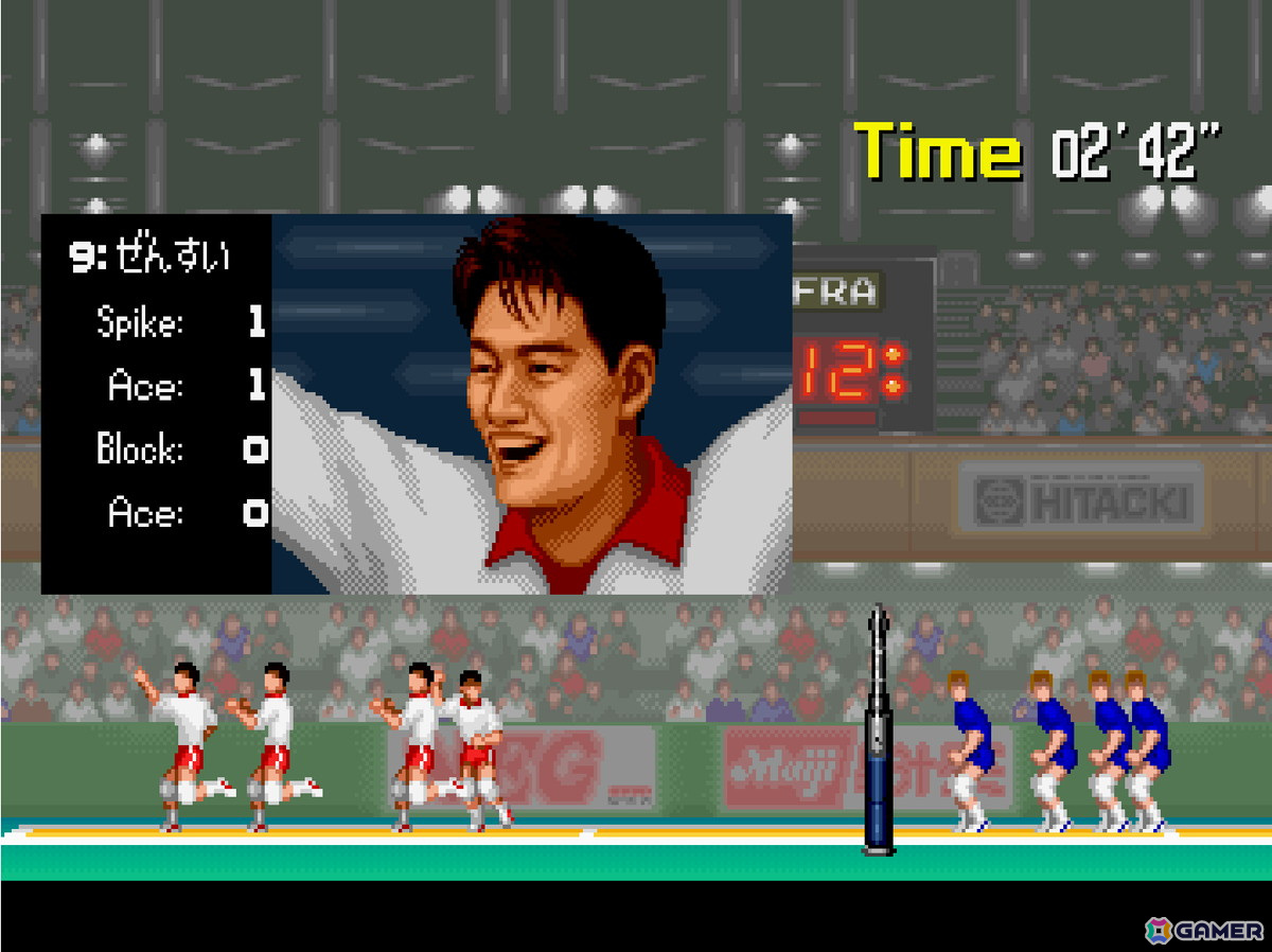 「アーケードアーカイブス スーパーバレー'91」が10月10日に配信！今作から追加された新たなサーブで対戦はより奥深いものにの画像4