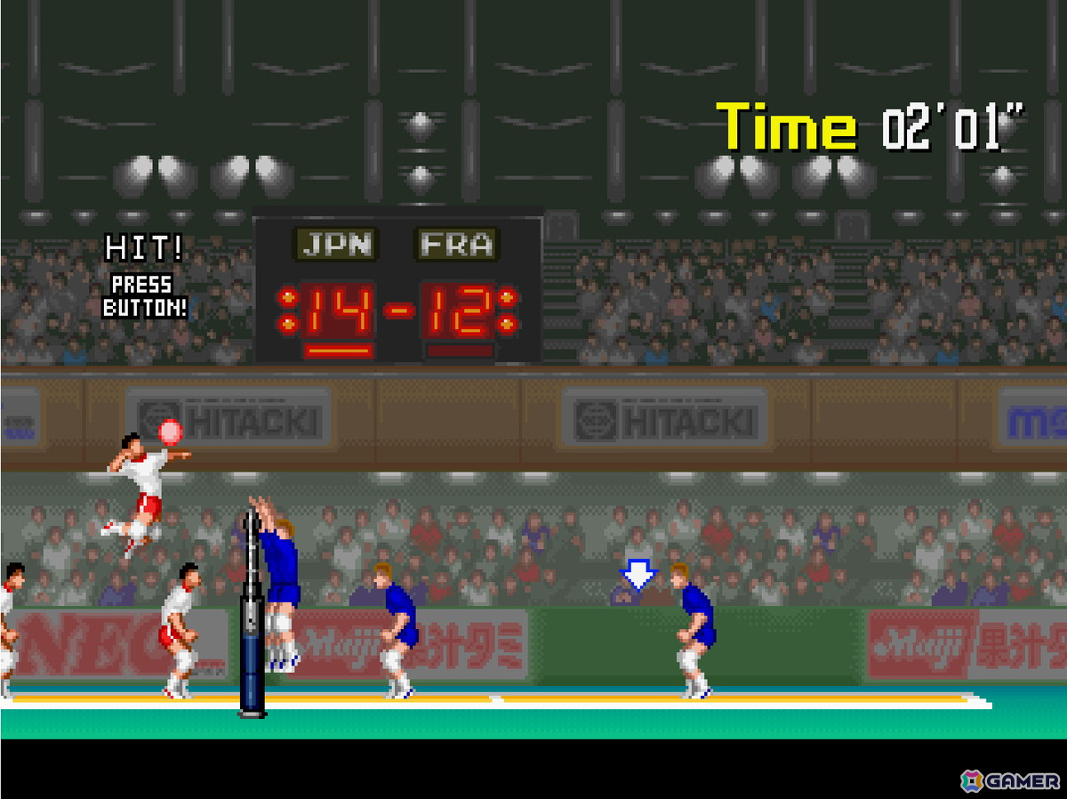 「アーケードアーカイブス スーパーバレー'91」が10月10日に配信！今作から追加された新たなサーブで対戦はより奥深いものにの画像5
