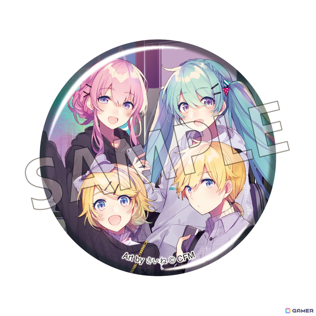 初音ミクモデルのスマホショルダーバッグがSuperGroupiesより登場！描き下ろしイラストの缶バッジとアクリルスタンドも同時発売の画像13