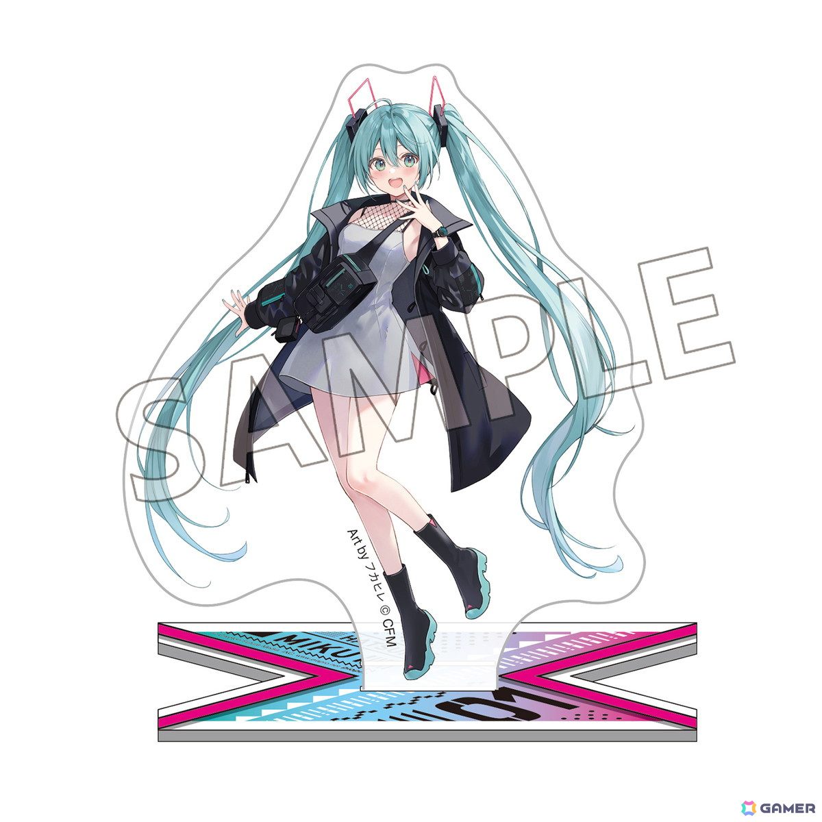 初音ミクモデルのスマホショルダーバッグがSuperGroupiesより登場！描き下ろしイラストの缶バッジとアクリルスタンドも同時発売の画像25