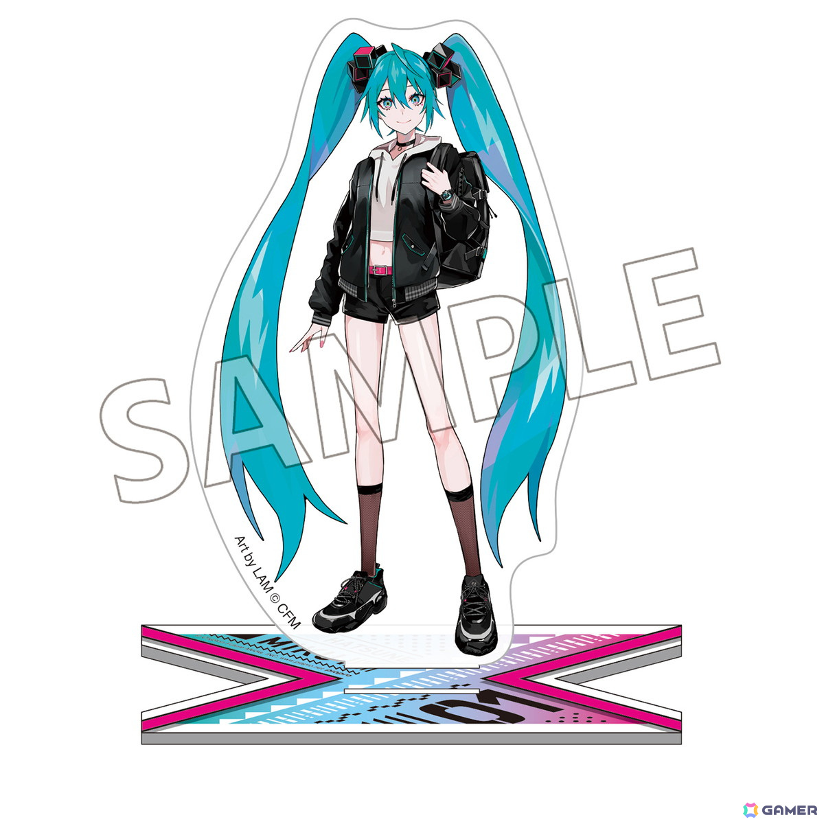 初音ミクモデルのスマホショルダーバッグがSuperGroupiesより登場！描き下ろしイラストの缶バッジとアクリルスタンドも同時発売の画像28