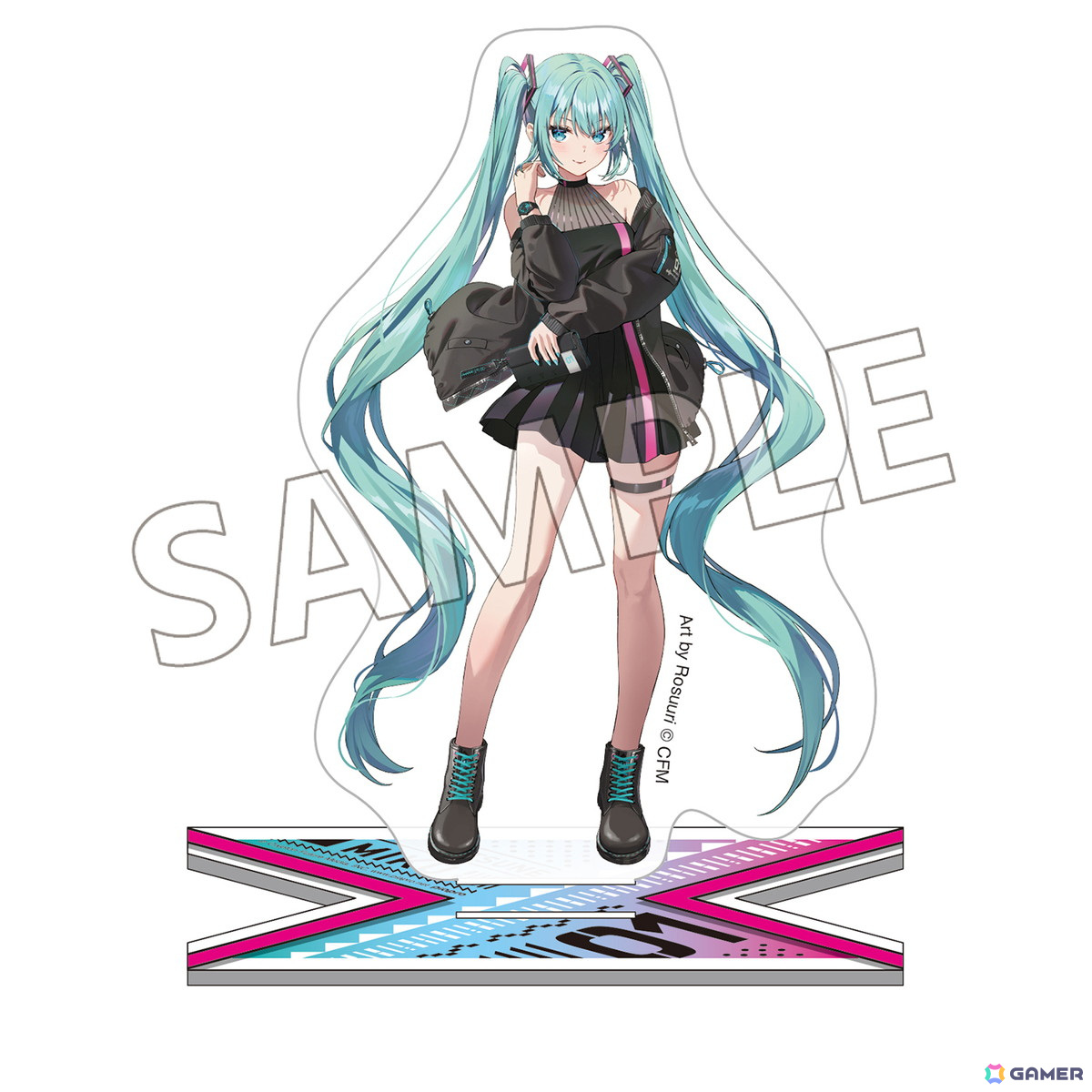 初音ミクモデルのスマホショルダーバッグがSuperGroupiesより登場！描き下ろしイラストの缶バッジとアクリルスタンドも同時発売の画像30