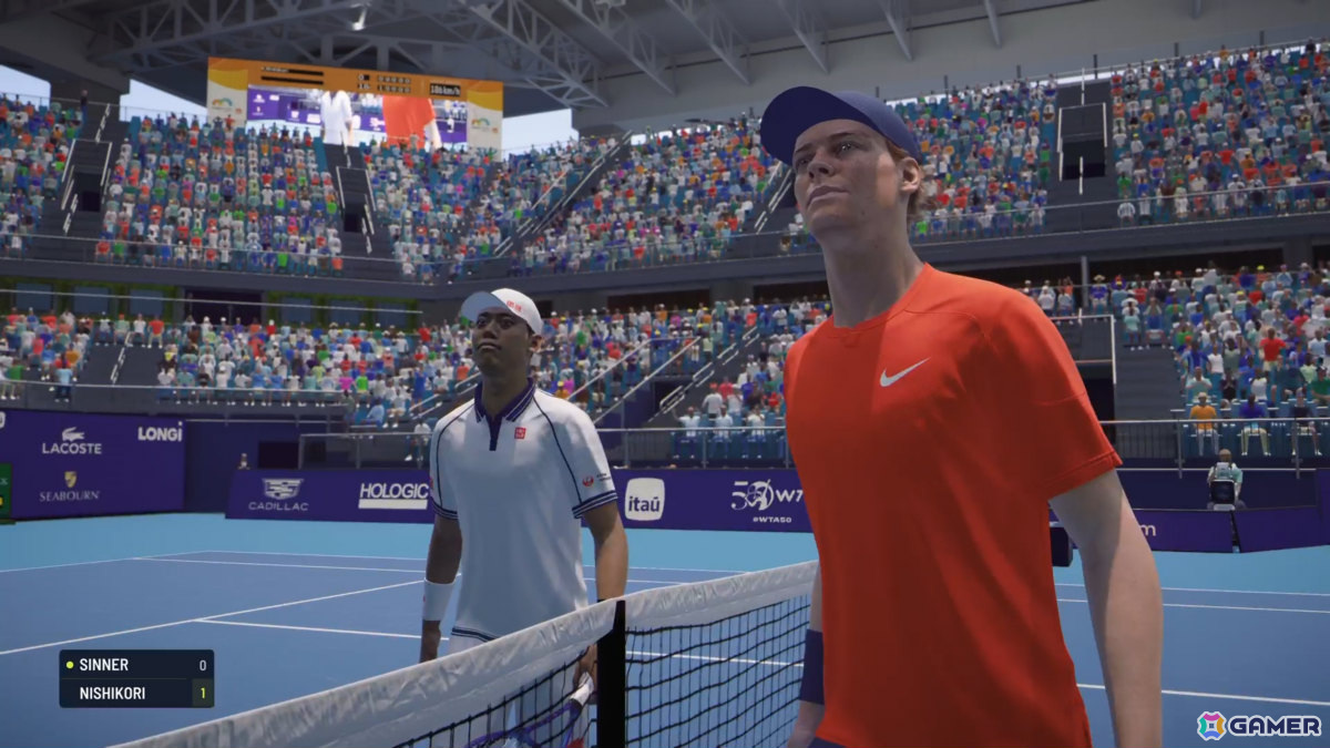 「タイブレーク：Official game of the ATP and WTA」ヤニック・シナーさんらトップ選手やトーナメントモードなどを紹介するトレーラーが公開！の画像2