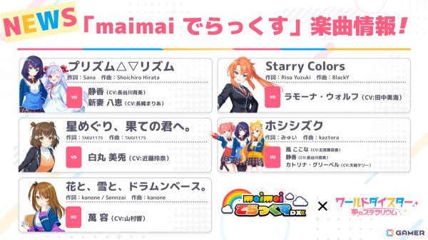 「ワールドダイスター 夢のステラリウム」で「maimai でらっくす」とのコラボイベント「TRiP PRiSM Rhythm」が開催！の画像15
