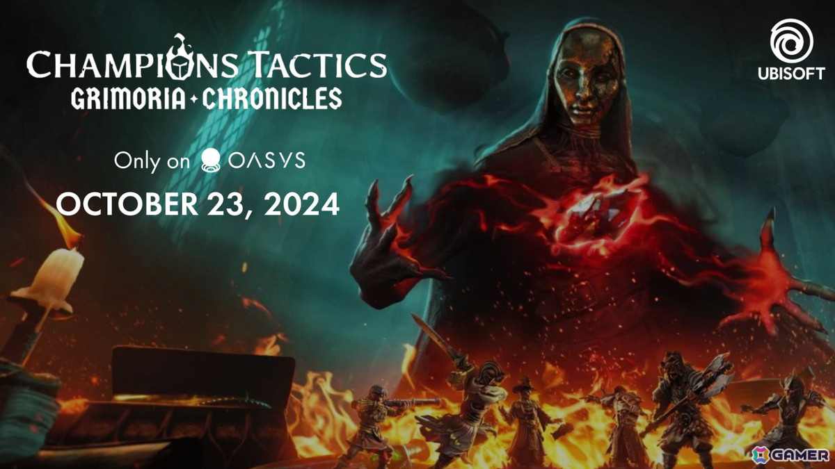 Ubisoft初のWeb3ゲーム「Champions Tactics: グリモリア・クロニクルズ」がOasysのHOME Verseにて10月23日に配信！の画像