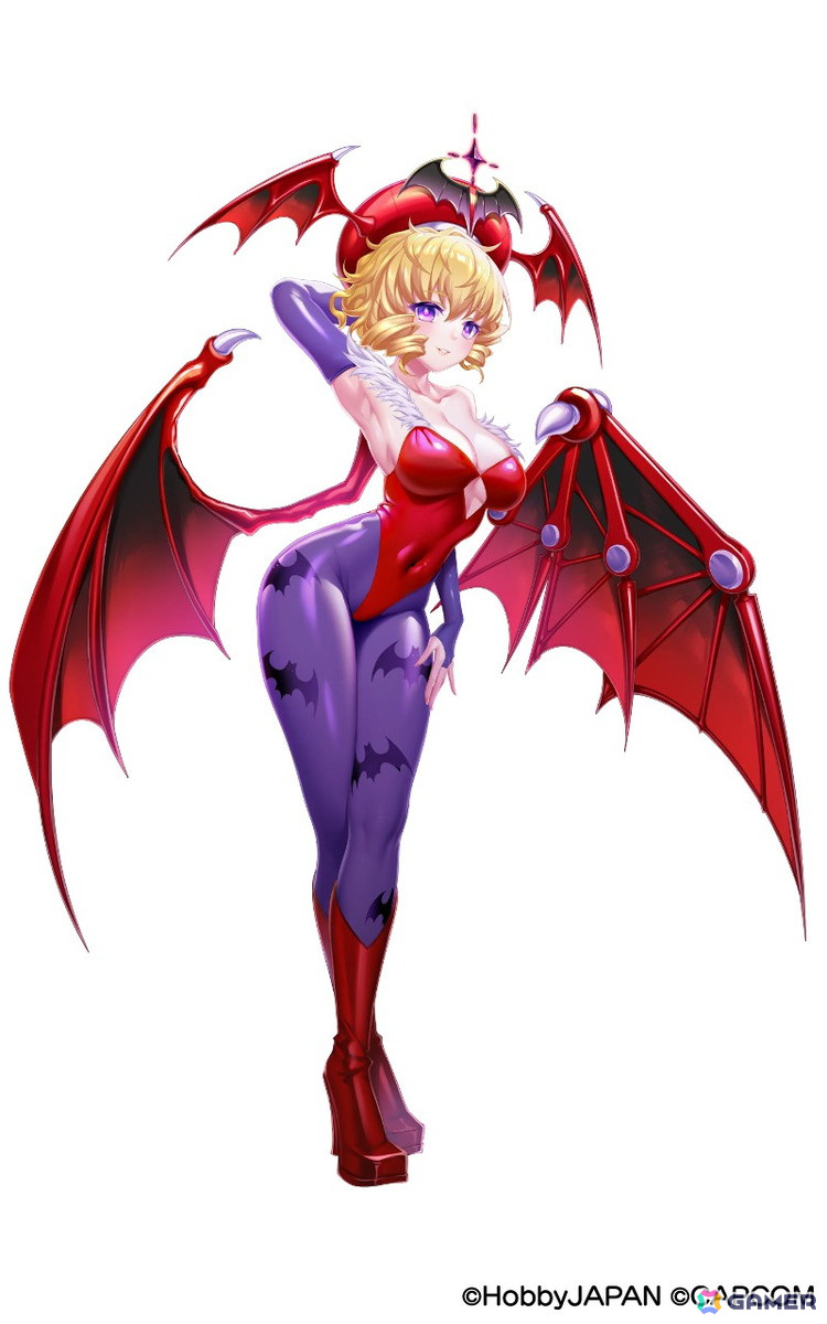 「クイーンズブレイドリミットブレイク」にて格闘ゲーム「ヴァンパイア」とのコラボが10月25日スタート！モリガン・フェリシア・レイレイの3人が登場の画像
