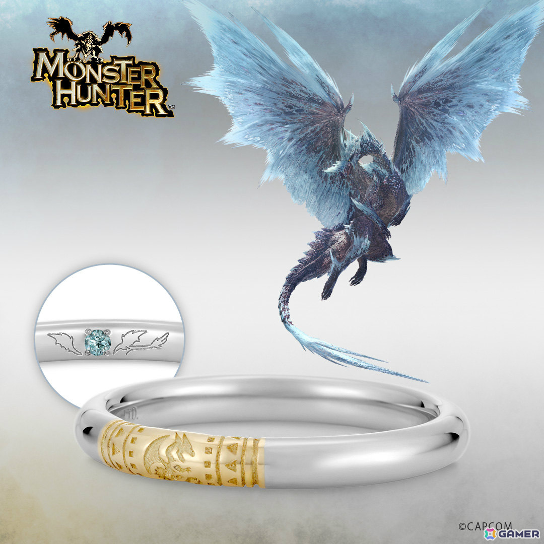 モンスターハンター」シリーズとコラボしたブライダルリング「ハンター